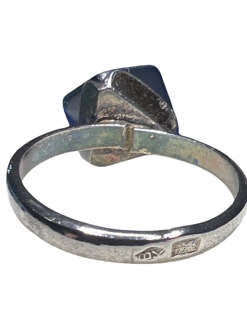 russian geometric sterling silver 925 ring